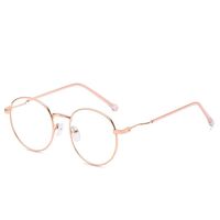 Metal eyeglasses for distance L7009 with blue ray cut protection, diopters from 0.00 to -6.00, not centered