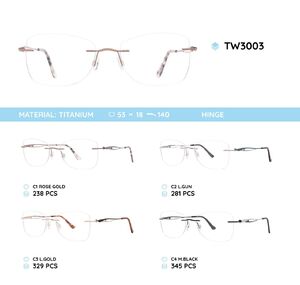 Оправа металлическая титановая TW3003