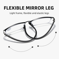 Очки металлические для чтения KY602 с защитой Blue ray cut, диоптрии от 0.00 до +4.00, РМЦ=62-64