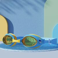 Swimming waterproof anti-fog goggles for kids (3-13 years), with box, 7600-YU