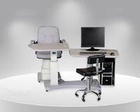 Рабочее место офтальмолога, комбинированный стол + кресло C-330, столешницы 720*620, 895*590 мм