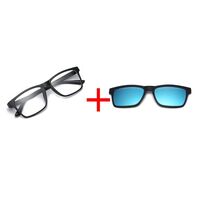 TR90 plastic frame + polarized sun protection magnet clip-on El Dorado EL2202