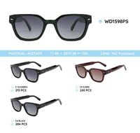 Plastic acetate frame polarized sunglasses WD1598PS