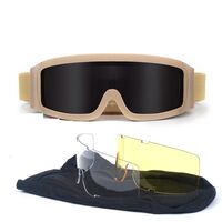 Safety shockproof tactical goggles +2 caps 战术-阅兵套装