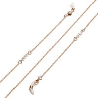 Металлическая нескользящая цепочка золотого цвета, для очков и масок GL1292