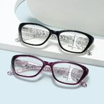 Plastic glasses for reading, with Blue ray cut protection, multifocal, diopters from +1.00 to +4.00, RMC=62-64, KY8511-2多焦点