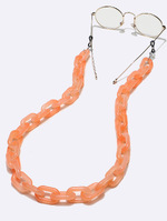 Metal glasses chain with hollow stars and moons GL1313