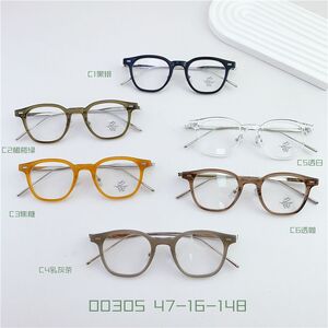 Hybrid metal + TR90 frame with Blue Block coating SANTA 00305