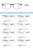 Металлическая оправа с дужками из материала TR-90 MR0028