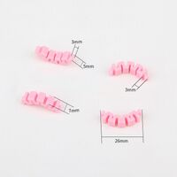 Elastic temple hinge for children's frames, length 26 mm