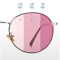 Photochromic glasses with blue light and UV protection 9633-GT