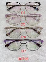 Оправа для очков металлическая с флексом 3679F