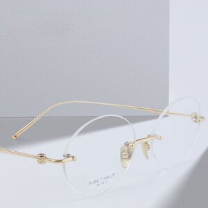 Titanium extralight rimless frames MAMO PT08200