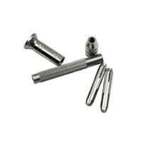 Manual drill with a set of twist drills 10 pieces