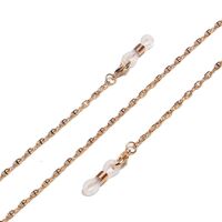 Металлическая нескользящая цепочка золотого цвета, для очков и масок GL1295