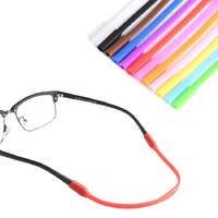 Silicone string eyeglasses holder 17/20 cm, hole Ø5 mm 