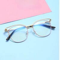 Metal glasses with blue light and UV protection 9704-3-GT