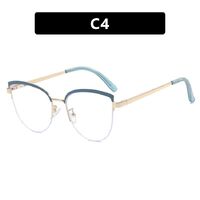 Metal nylor glasses with blue light protection for women 7556-640-6014-PN