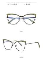 Metal blue blocker frames for glasses 3035