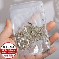 Set of rhinestones with a pointed bottom for frames and glasses repairing and decorating JD0007-AB