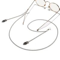 Металлическая нескользящая цепочка серебряного цвета, с подвеской в виде совы, для очков и масок GL1300