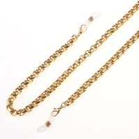 Gold-colored metal non-slip chain, thick aluminum, for glasses and masks GL798
