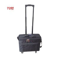 Mobile box (suitcase, trunk, organizer, display case) on wheels for frames and glasses for 72 slots JS-C221018