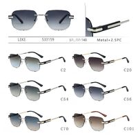 Polarized metal sunglasses Leke S33159