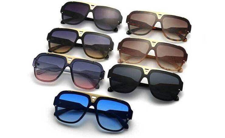 Солнцезащитные очки Elit в стиле ретро 6956