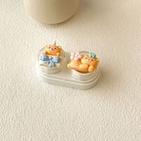 Мини-набор для мягких контактных линз выдвижной W-CT19蝴蝶结花熊