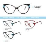 Plastic frames for glasses acetate material WD4097