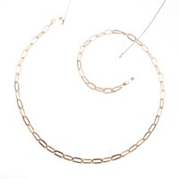 Gold-colored metal non-slip chain, thick, for glasses and masks GL779