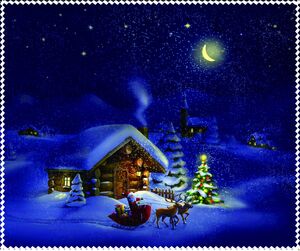 Салфетка для ухода за очками с принтом, материал микрофибра, в индивидуальной упаковке САНТА В ДЕЛЕ, 17,5 *14,5 см