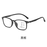 Plastic TR90 glasses for reading, multifocal, with Blue ray cut protection, diopters from +1.00 to +4.00, RMC=62-64, KY008-3多焦点