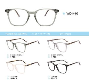 Plastic acetate eyeglasses frame for women WD1440