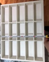 Планшет пластиковый внутрь шкафов и ящиков для демонстрации очков и оправ на 15 ячеек