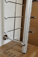 Wall-mount glasses rack with 12-20 slots HD600