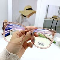 Оправа гибридная, металл + TR90, линзы с Blue Block покрытием SANTA K8004-1