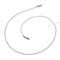 Металлическая нескользящая цепочка черного цвета, для очков и масок GL857