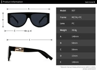 Солнцезащитные очки Elit современные с плоским верхом 907