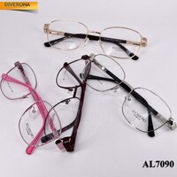 Metal eyeglass frame, material steel Allmilmo AL7090