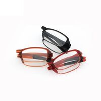 Очки пластиковые для чтения 8008折叠 с футляром, диоптрии от +1.00 до +4.00, РМЦ=62-64