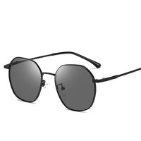 Очки металлические фотохромные с защитой от синего света 9673-GT