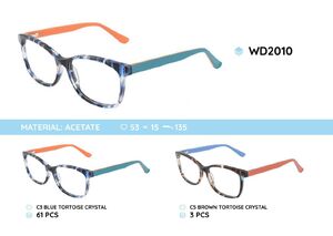 Plastic frames for glasses acetate material WD2010