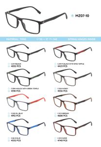 TR-90 plastic frames for glasses with spring hinges MZ07-10