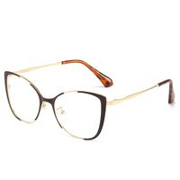 Metal glasses with blue light and UV protection 9713-3-GT