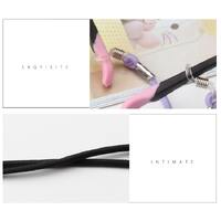 Elastic string eyeglasses holder for children 50 cm, set of 12 pieces