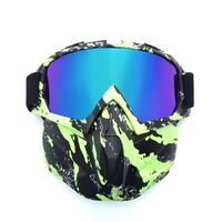 Safety shockproof sports goggles - mask 风镜-鹰嘴面罩转印