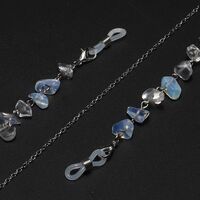 Цепочка для очков из натурального камня красный коралл GL1210