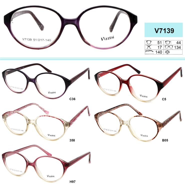Plastic eyeglass frame VIZZINI V7139